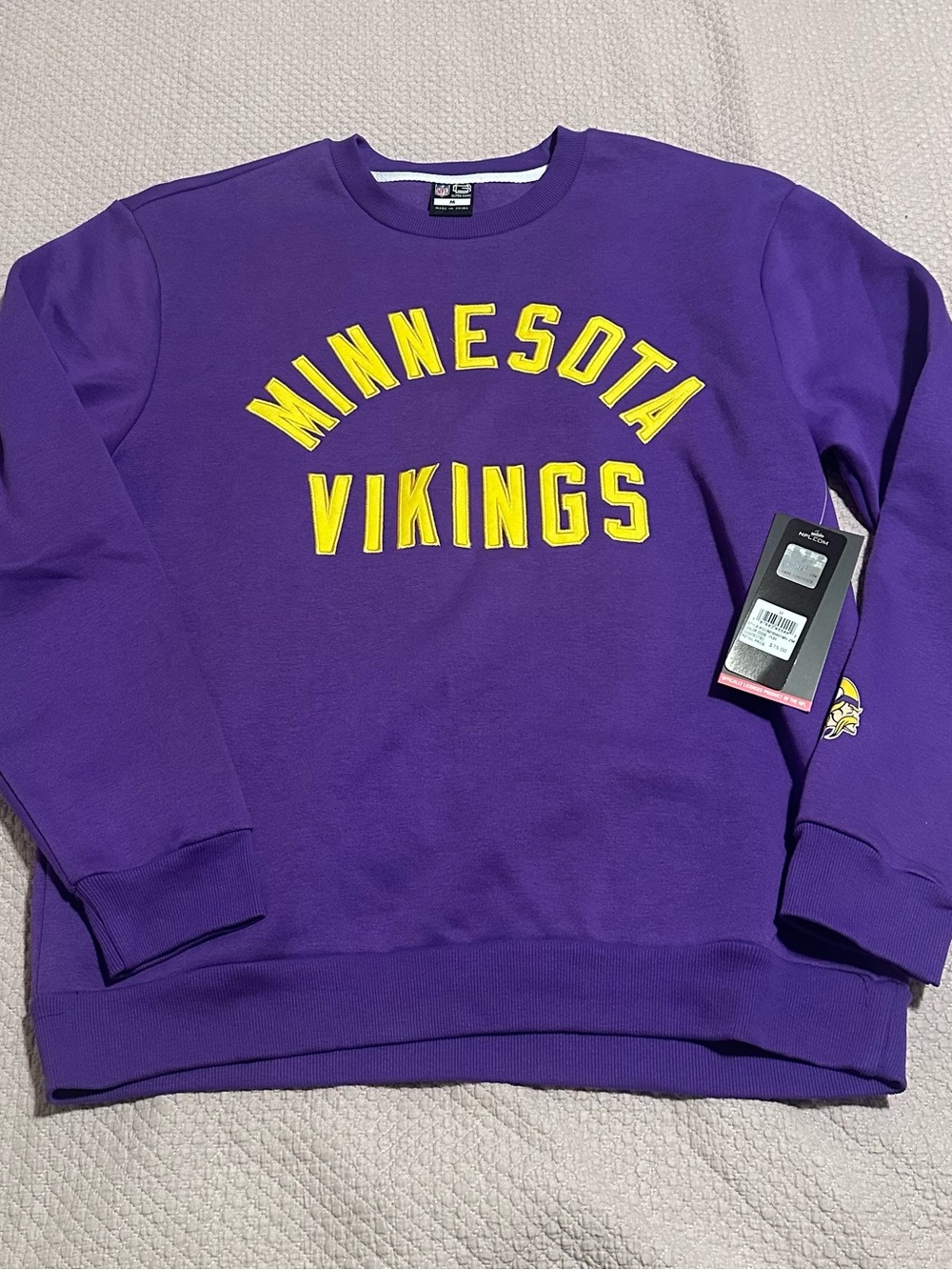 Men's Purple Crewneck Sweatshirt - Minnesota Vikings